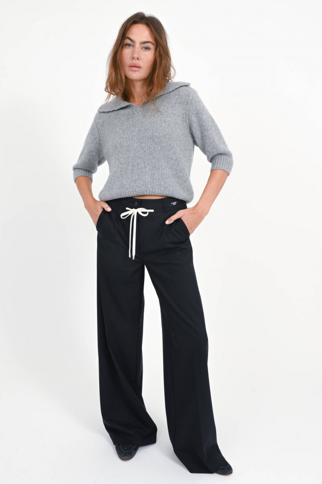 Cambio  Straight-Leg-Hose in Dark Blue