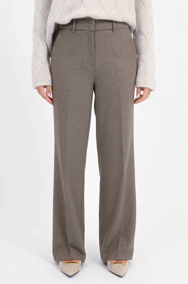 Cambio  Hose AMELIE mit geradem Bein in Taupe meliert