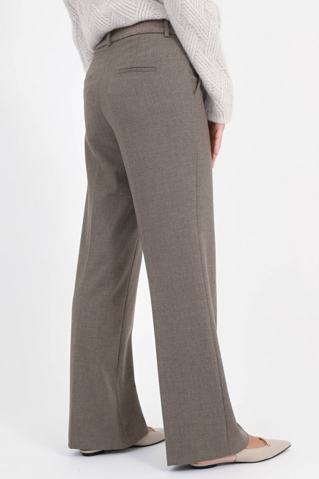Cambio  Hose AMELIE mit geradem Bein in Taupe meliert