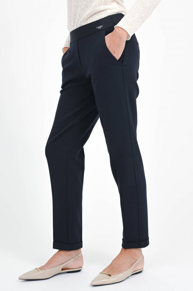 Cambio  Hose KIM mit schmal zulaufendem Bein in Dark Navy