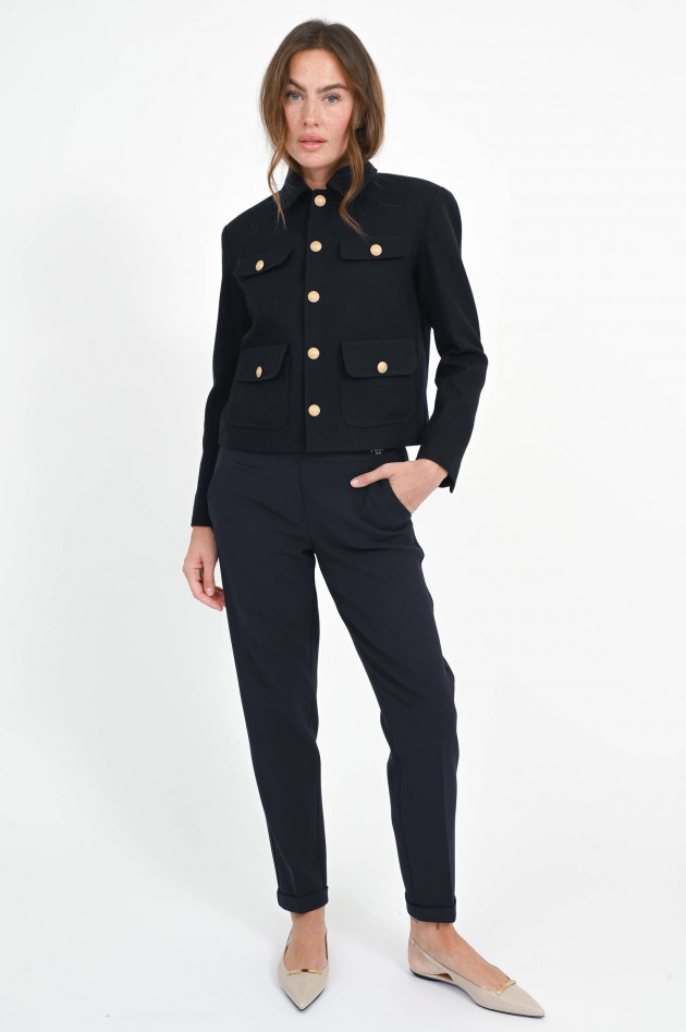 Cambio  Hose KIM mit schmal zulaufendem Bein in Dark Navy