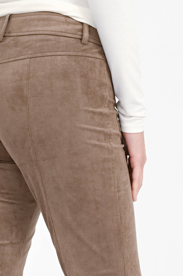 Cambio  Hose FARAH mit Metall-Details in Mocca Mousse