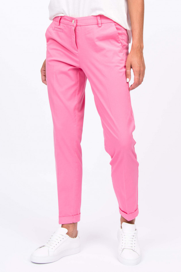 Cambio  Baumwoll-Chino STELLA in Pink