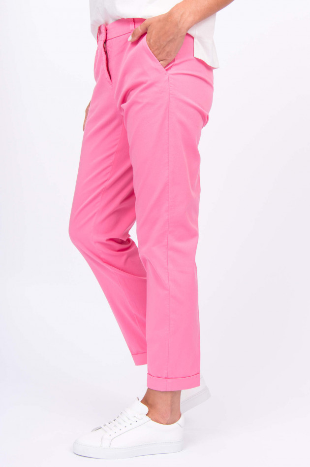 Cambio  Baumwoll-Chino STELLA in Pink