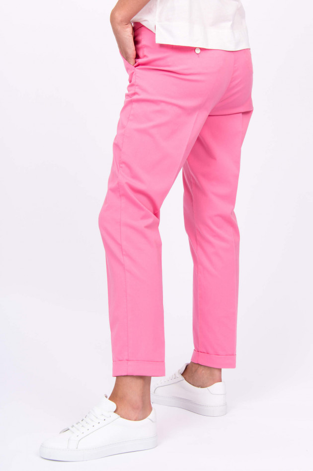 Cambio  Baumwoll-Chino STELLA in Pink