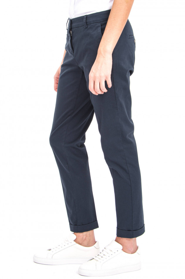 Cambio  Baumwoll-Chino STELLA in Navy