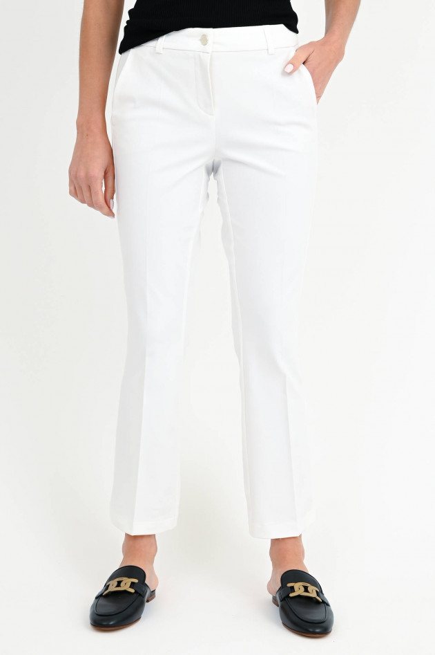 Cambio  Stoffhose STELLA EASY KICK in Weiß
