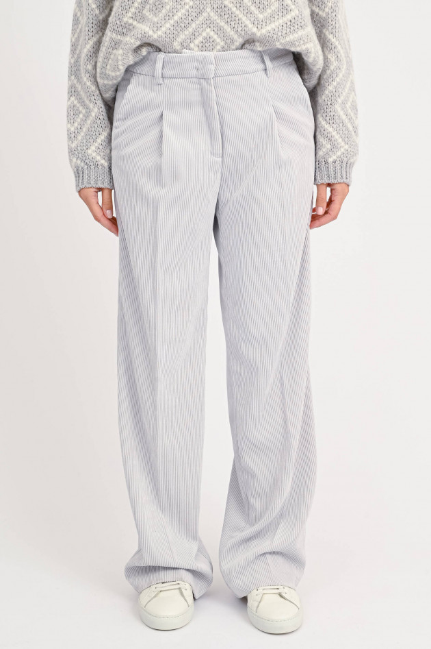 Cambio  Cord-Hose SOPHISTICATED DRAPEY in Hellgrau