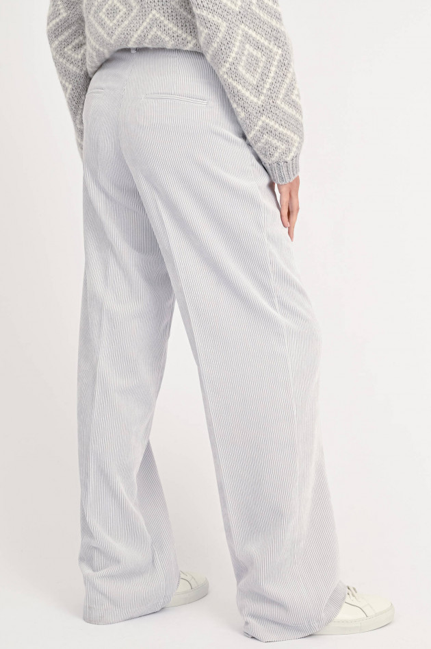 Cambio  Cord-Hose SOPHISTICATED DRAPEY in Hellgrau
