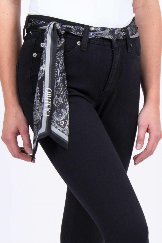 Cambio  Jeans PARLA mit Tuch in Schwarz