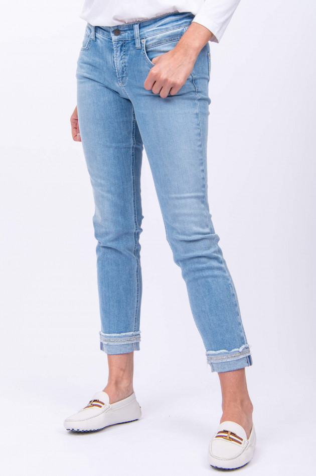 Cambio  Jeans PINA mit Details in Hellblau