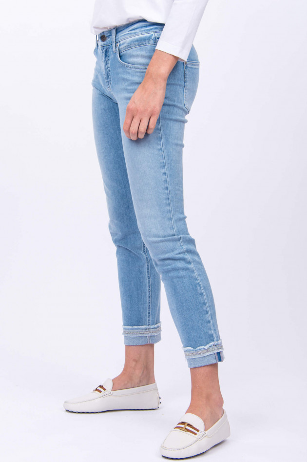 Cambio  Jeans PINA mit Details in Hellblau