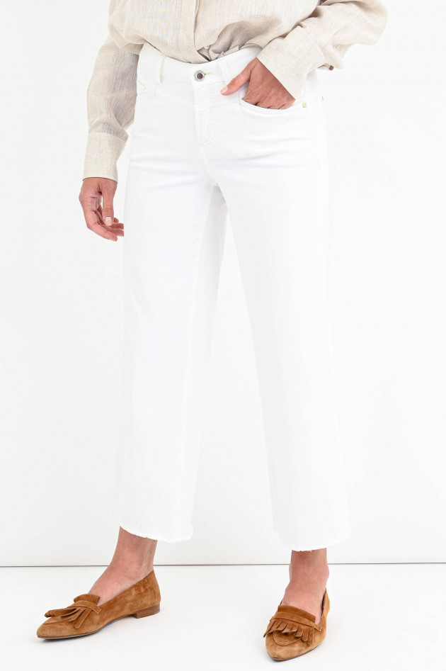 Cambio  Jeans-Culotte CASEY in Weiß