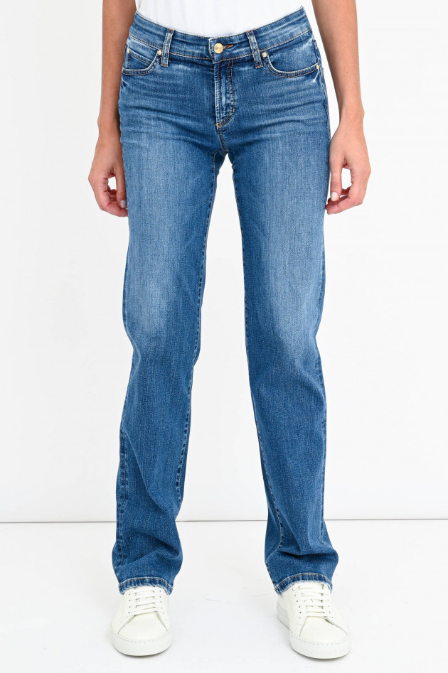 Cambio  Straight-Jeans PARIS in Mittelblau