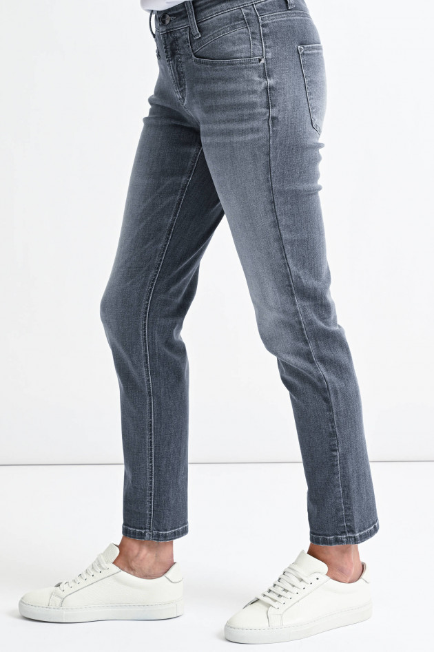 Cambio  X-Pocket-Jeans PINA in Grau