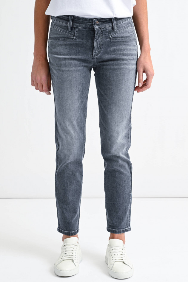 Cambio  X-Pocket-Jeans PINA in Grau