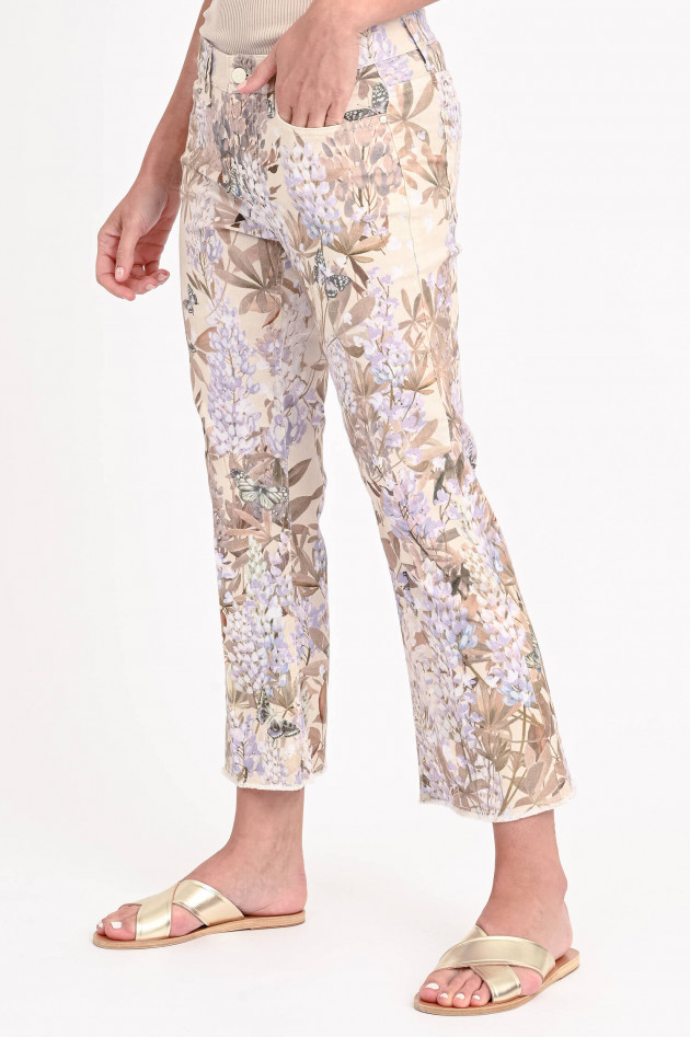 Cambio  7/8-Jeans PARIS mit floralem Print