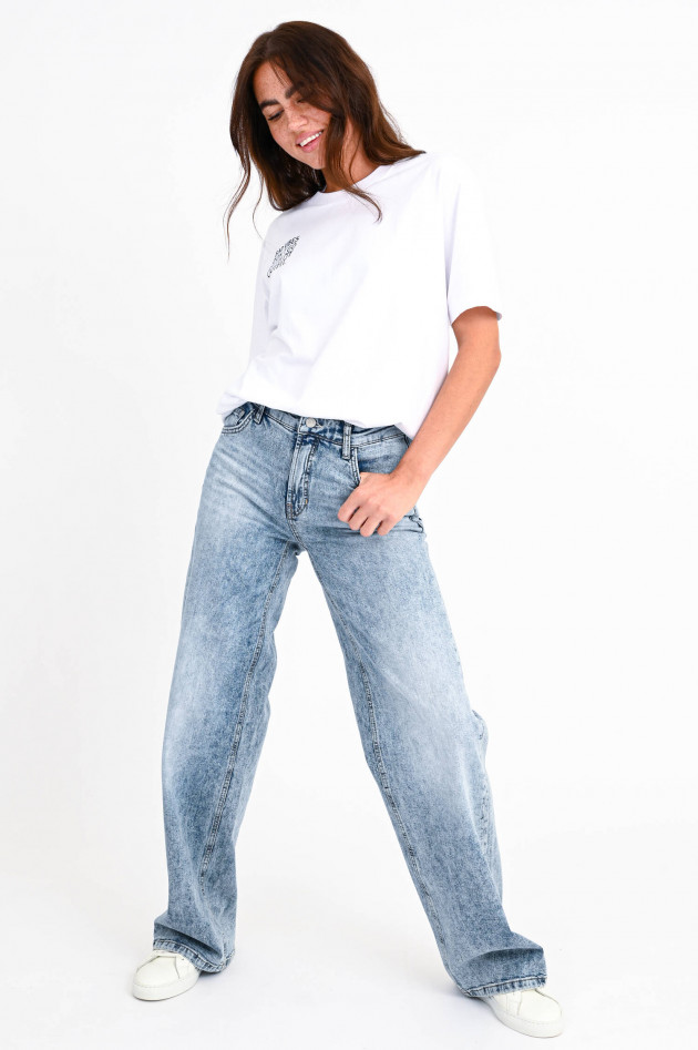 Cambio  x VIKY RADER Jeans VIKY WIDE in Blau