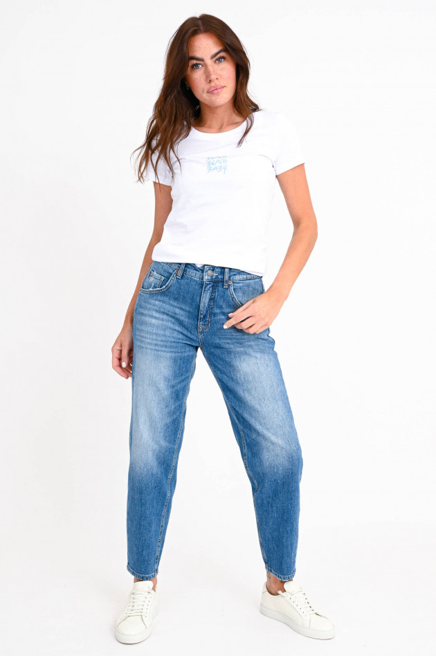 Cambio  x VIKY RADER Jeans VIKY BARELL in Mittelblau