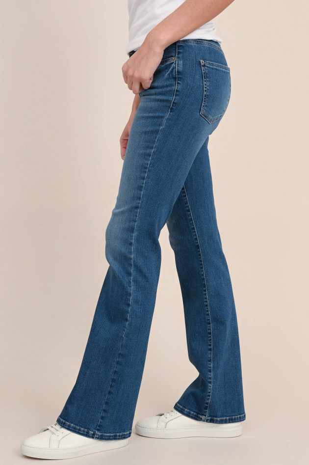 Cambio  Flared Jeans PARIS in Mittelblau