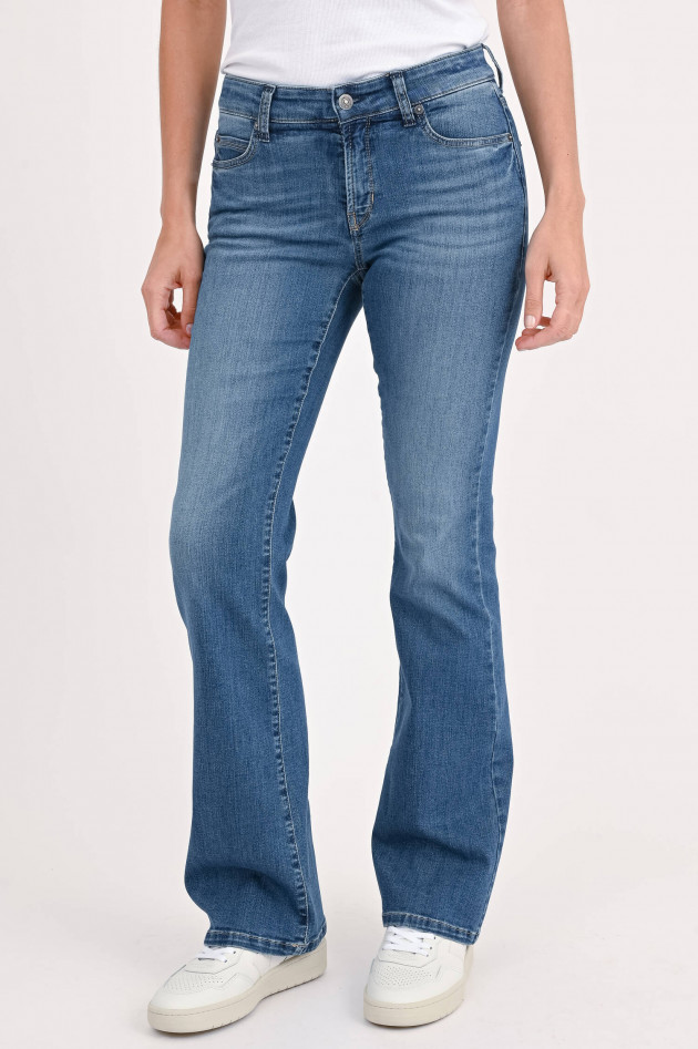 Cambio  Flared Jeans PARIS in Mittelblau