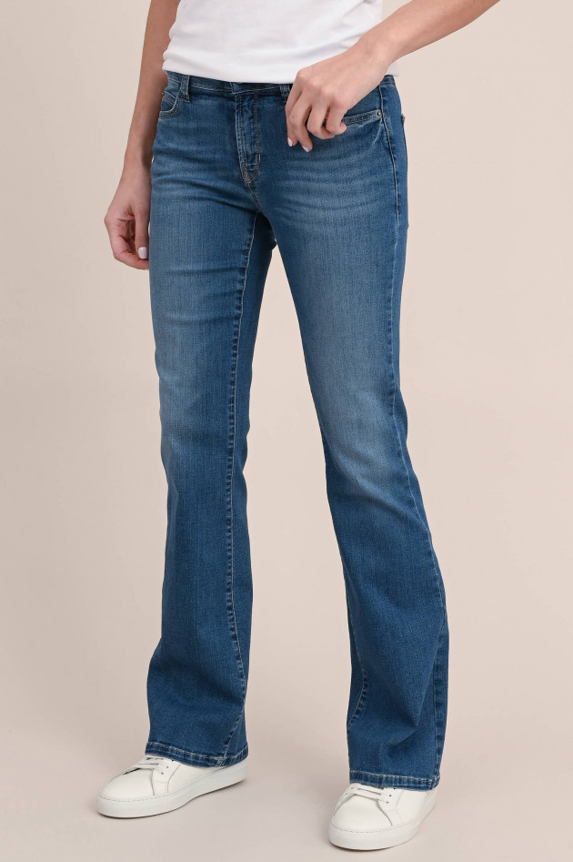 Cambio  Flared Jeans PARIS in Mittelblau