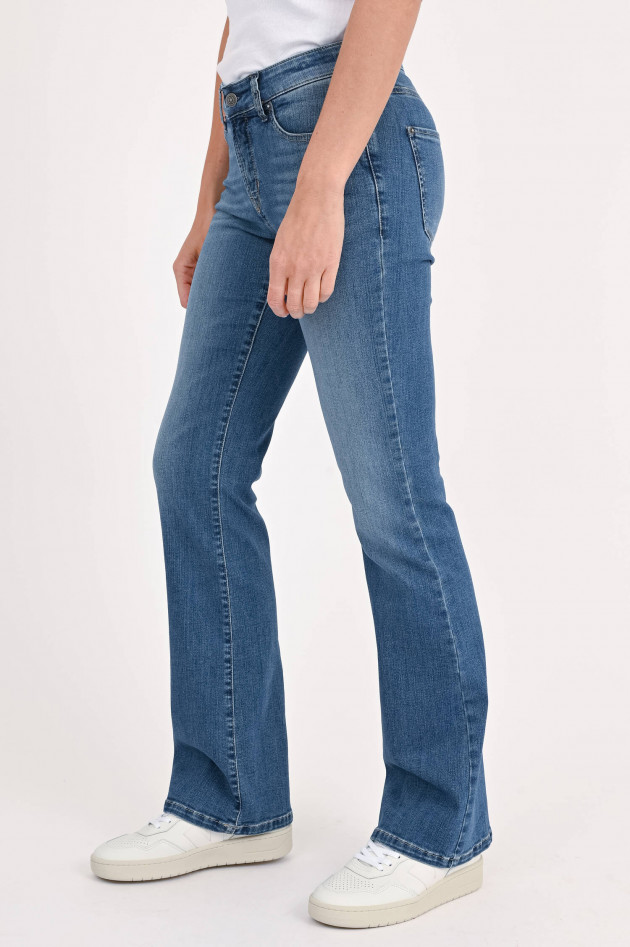 Cambio  Flared Jeans PARIS in Mittelblau