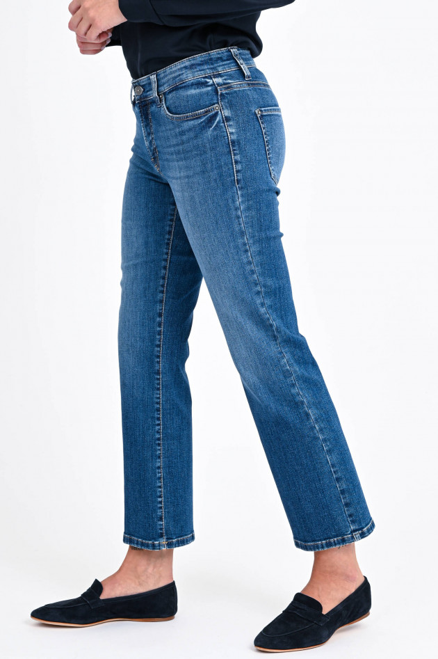 Cambio  Stretch-Jeans PARIS EASY KICK in Mittelblau