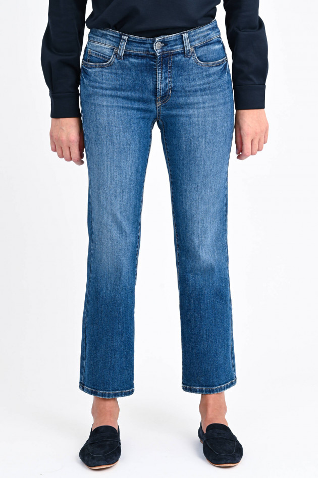 Cambio  Stretch-Jeans PARIS EASY KICK in Mittelblau