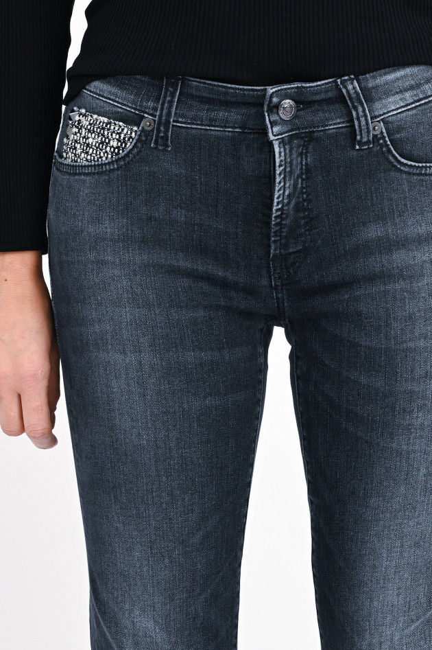 Cambio  Flared Jeans PARIS SUPERSTRETCH in Dunkelgrau