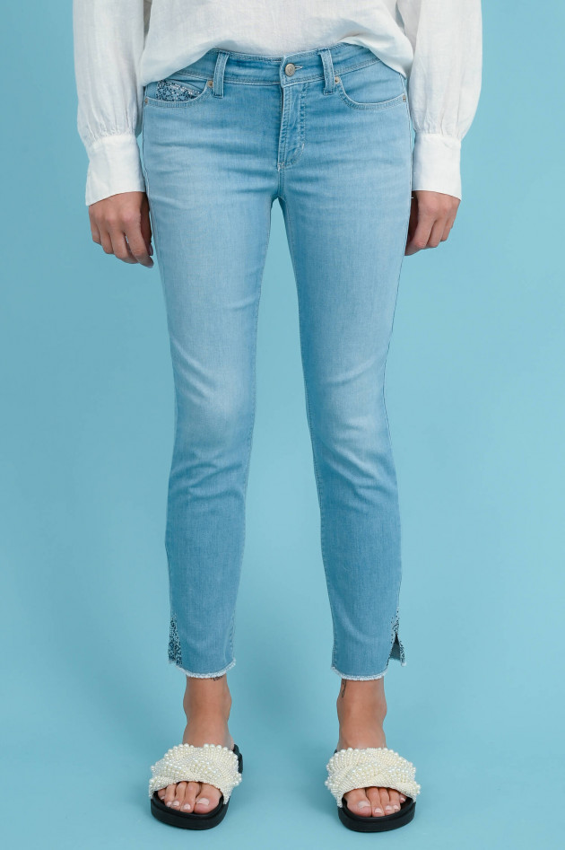 Cambio  Jeans PIPER SHORT in Hellblau