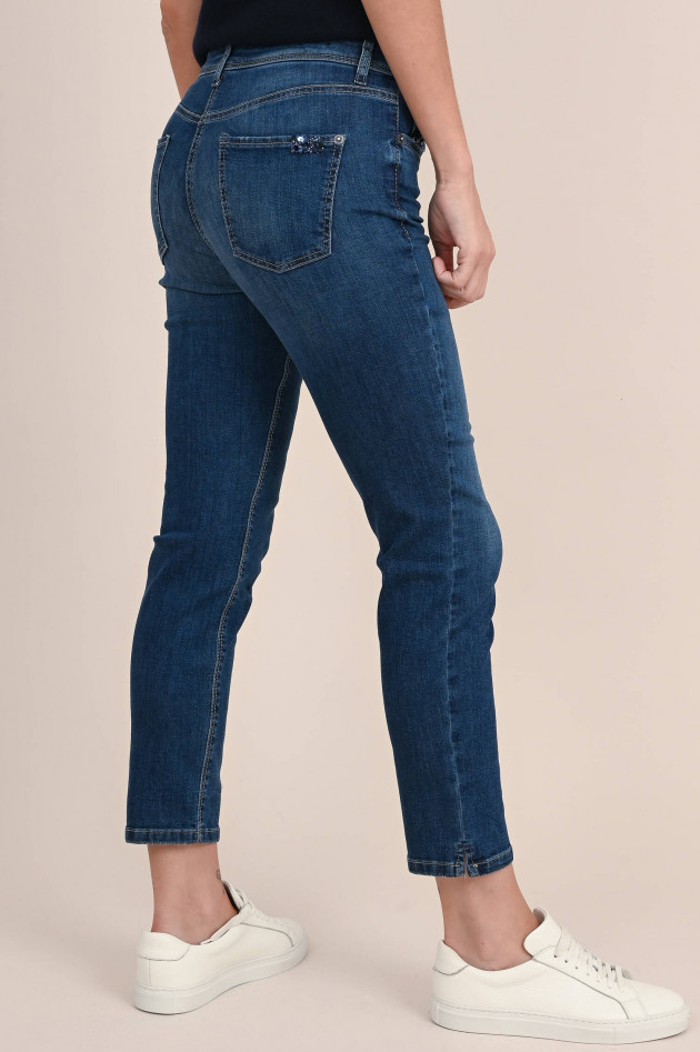 Cambio  Jeans PIPER SHORT in Mittelblau