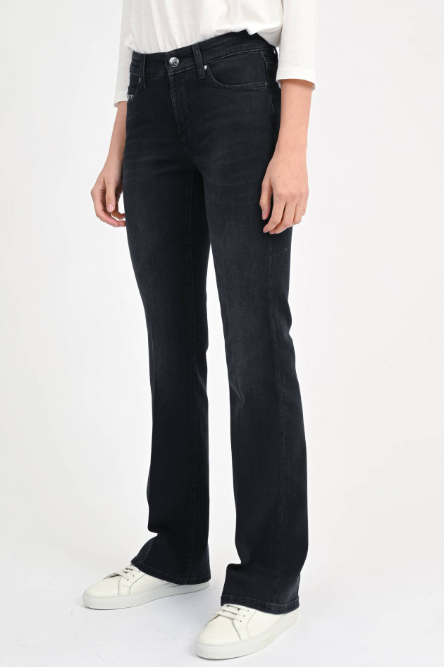 Cambio  Jeans PARIS mit Schmuckdetail in Schwarz