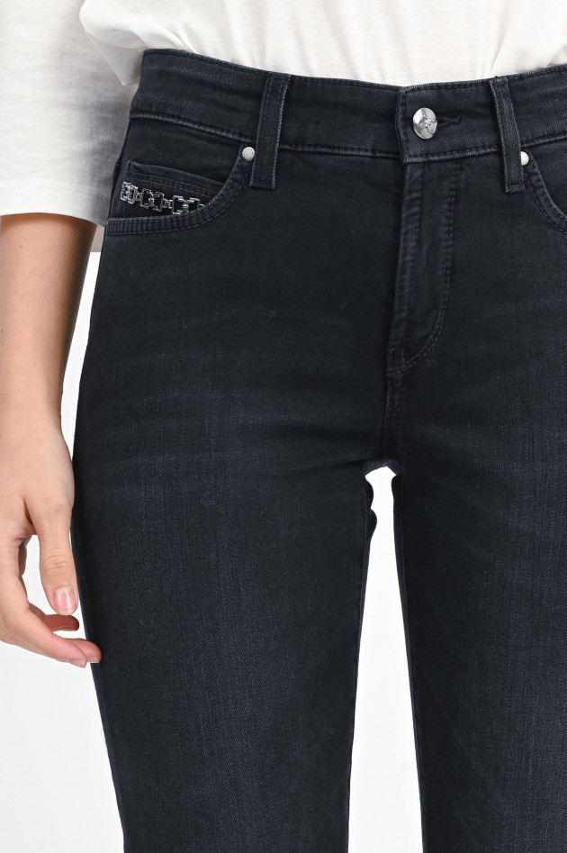 Cambio  Jeans PARIS mit Schmuckdetail in Schwarz