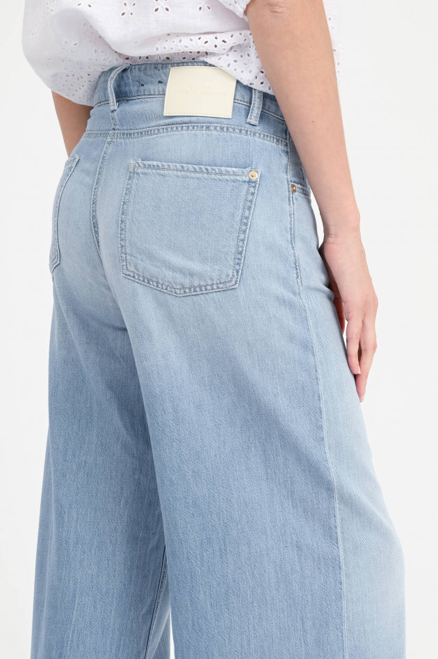 Cambio  Wide-Leg Hose in Hellblau