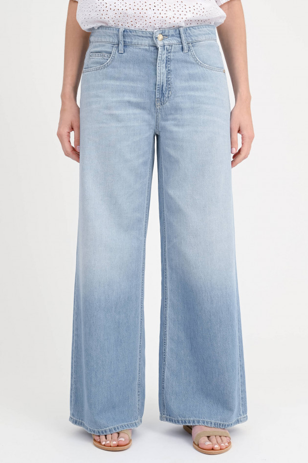 Cambio  Wide-Leg Hose in Hellblau
