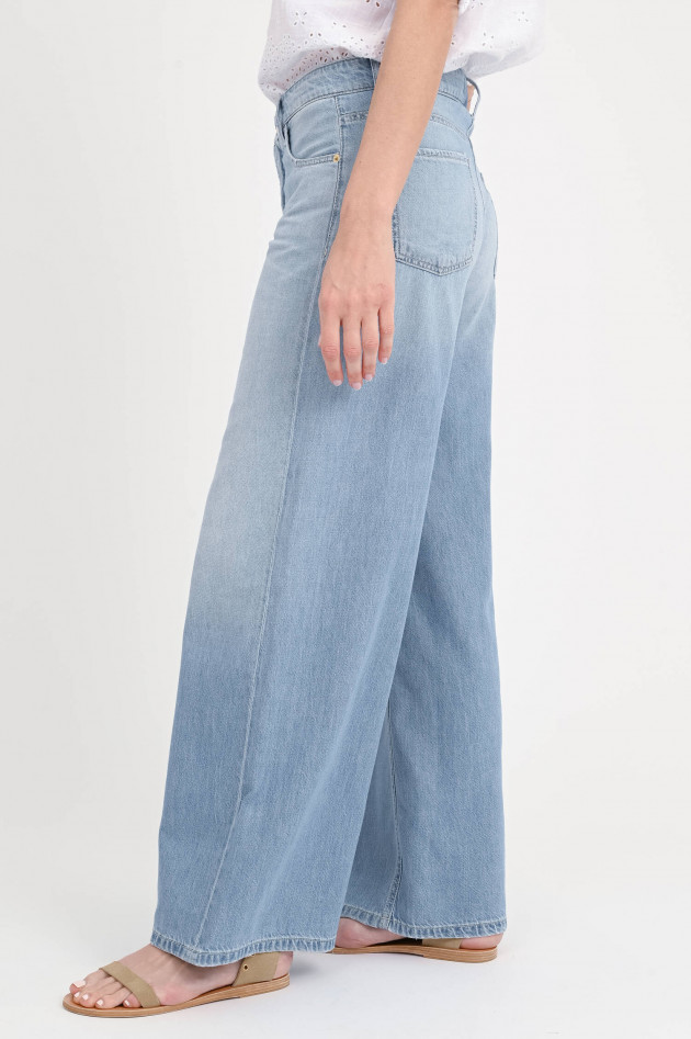 Cambio  Wide-Leg Hose in Hellblau