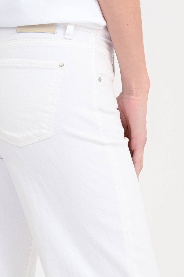 Cambio  Wide-Leg-Jeans TESS in Weiß