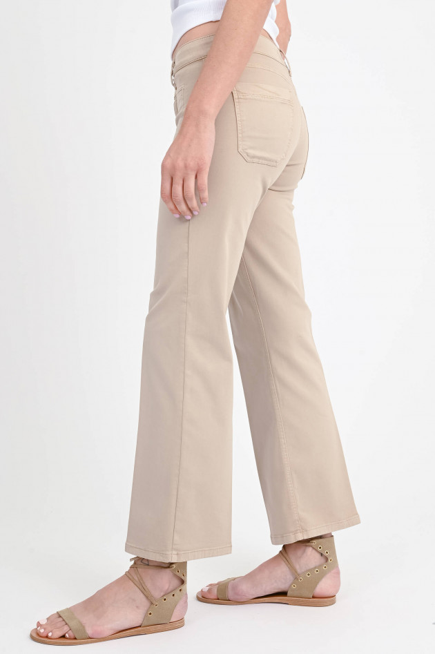 Cambio  Baumwoll-Mix Hose TESS CROPPED in Frappe
