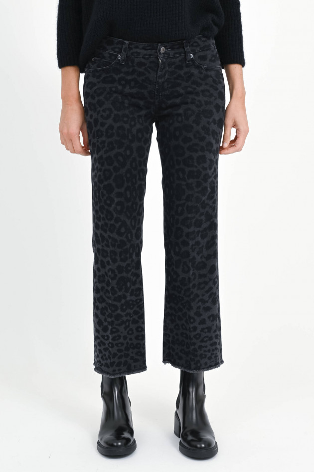 Cambio  Jeans FRANCESCA mit Animal Print in Black Cambio  Jeans FRANCESCA mit Animal Print in Black