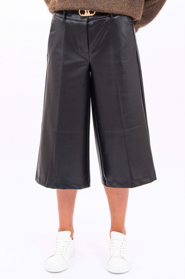 Cambio  Vegane Leder-Culotte in Schwarz