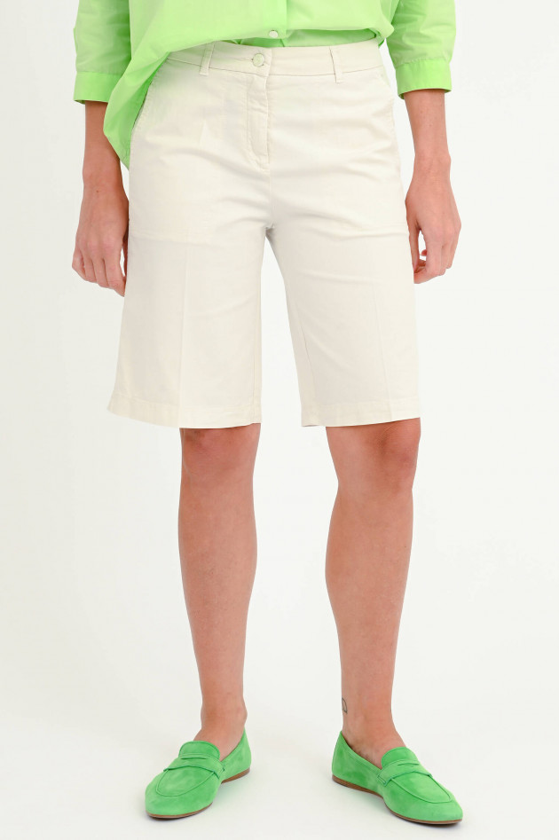 Cambio  Chino Bermuda STELLA in Ecru