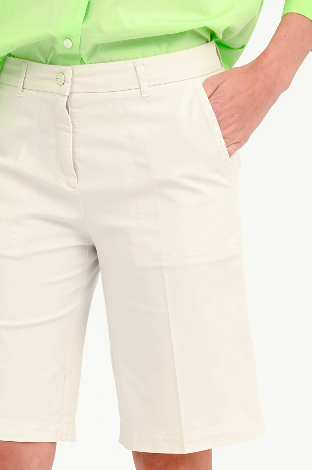 Cambio  Chino Bermuda STELLA in Ecru