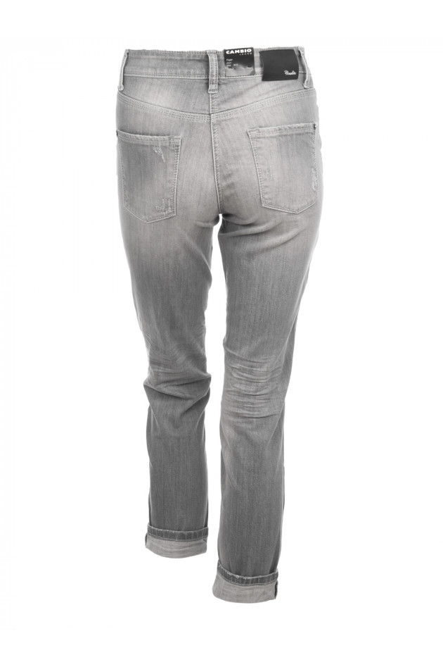 Cambio  Jeans PIPER SHORT in Grau