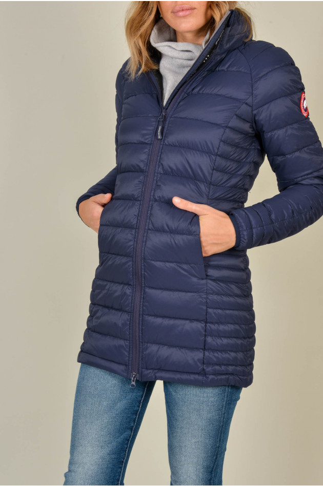 Canada Goose Mantel BROOKVALE HOODED in Blau