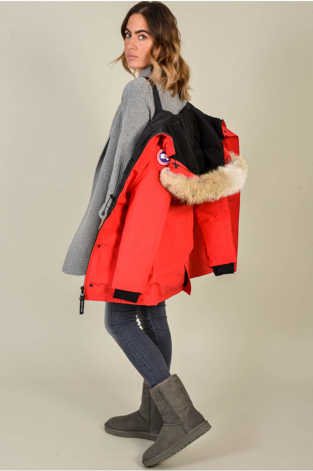 Canada Goose Parka VICTORIA in Rot