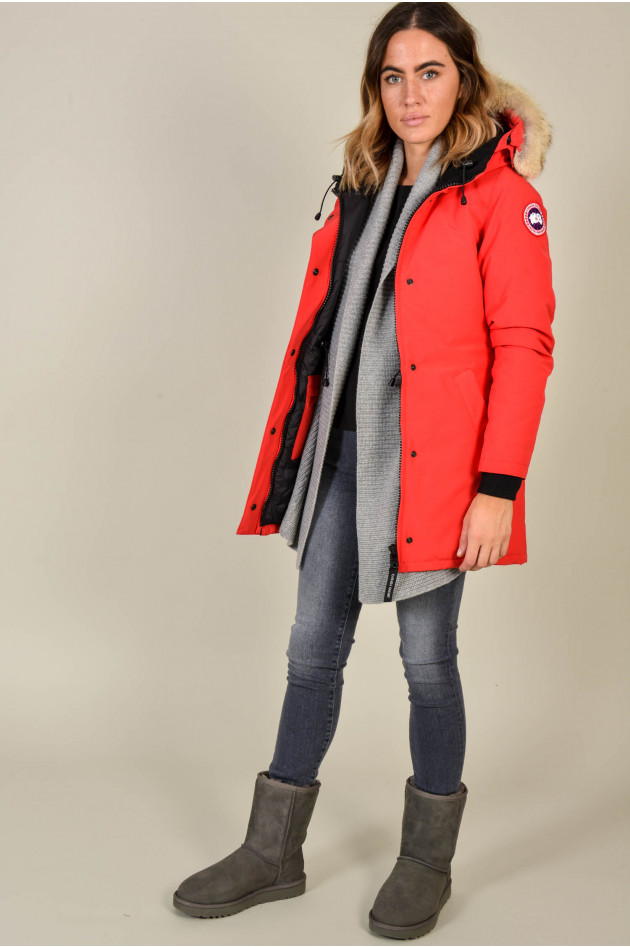 Canada Goose Parka VICTORIA in Rot