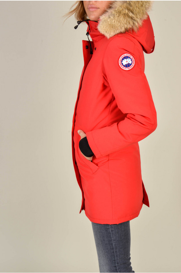 Canada Goose Parka VICTORIA in Rot