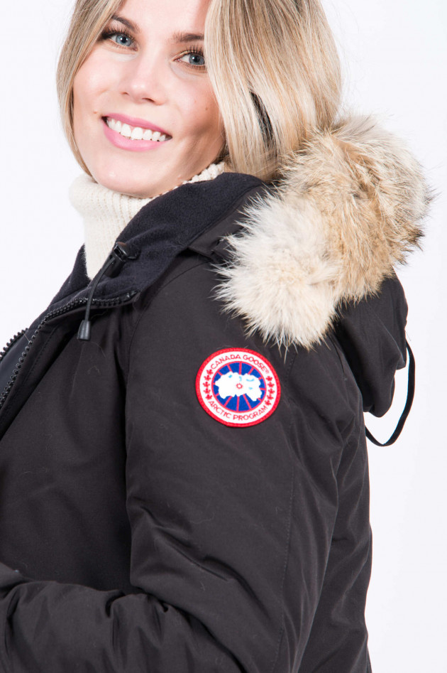 Canada Goose Winterparka VICTORIA mit Echtpelz in Schwarz