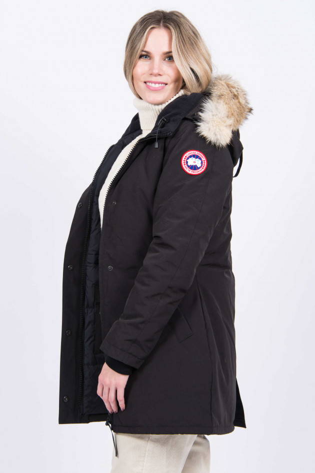 Canada Goose Winterparka VICTORIA mit Echtpelz in Schwarz